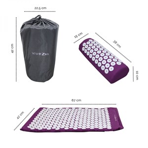 Tapis et coussin d'acupression