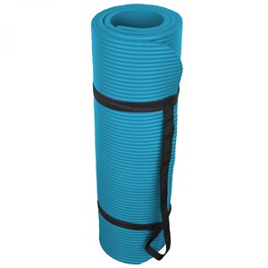 Tapis de yoga - 180 x 60 cm - bleu