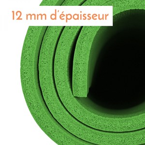 Tapis de yoga - 180 x 60 cm - vert