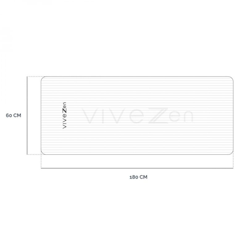 Tapis de yoga 180 x 60 cm (Vivezen) - Image 1