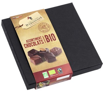 Coffret assortiment de chocolats bio