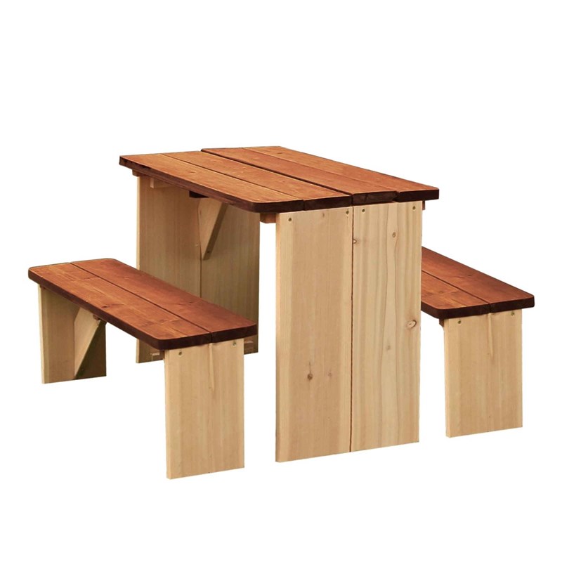 Axi - Table pique-nique bois enfant zidzed ax