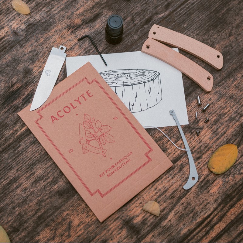Acolyte - Kit couteau à fabriquer soi-même noyer