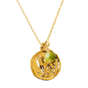 Collier signe du zodiaque : lion