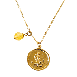 Collier signe du  zodiaque :  vierge