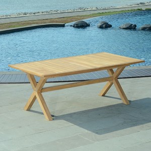 Table extensible teck linarte xl 290x100