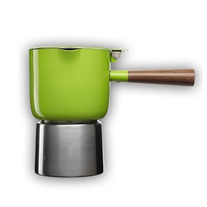 Cafetière italienne induction verte