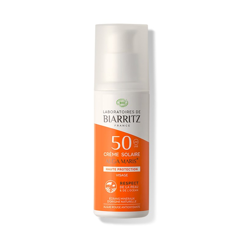 LABORATOIRES DE BIARRITZ - Crème solaire visage spf50 bio