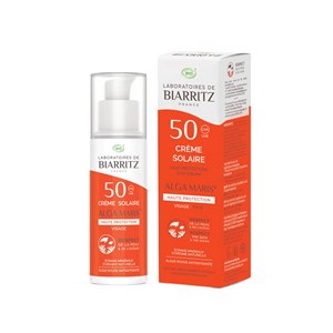 Crème solaire visage spf50 bio