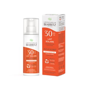 Lait solaire spf30 bio
