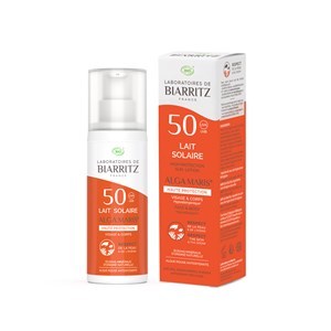 Lait solaire spf50 bio