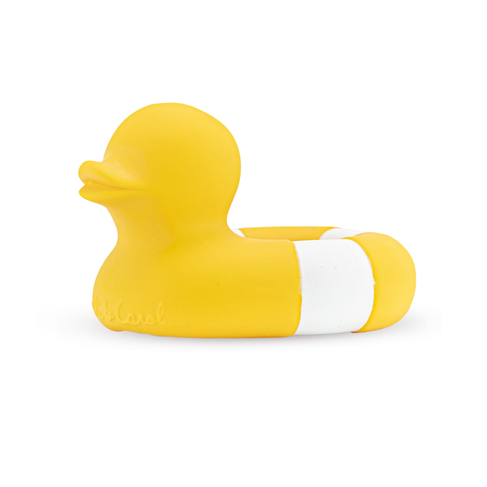 TD® canard de bain flottant bebe jaune enfant en silicone jouet