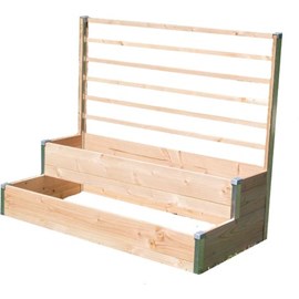 Bac 2 etages + treillis design