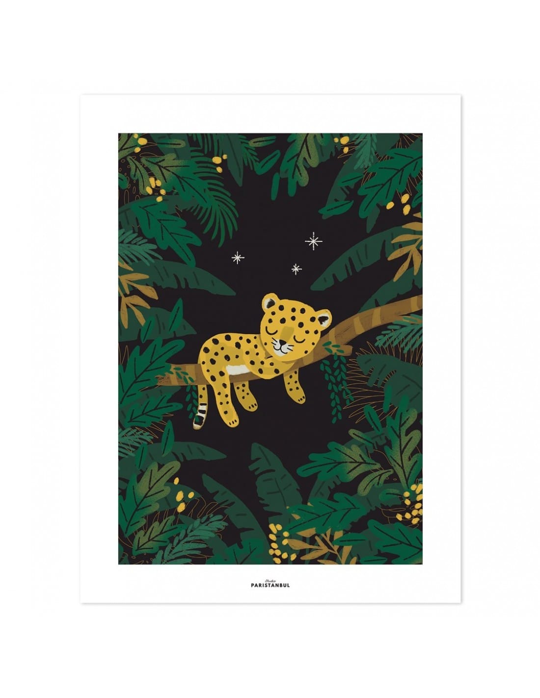 Affiche animaux de la jungle enfant -  France