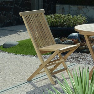 Salon de jardin teck manga 2 places