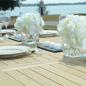 Salon de jardin teck huelva 8 places