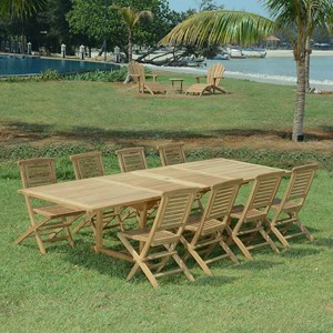 Salon de jardin teck antalya 8 places