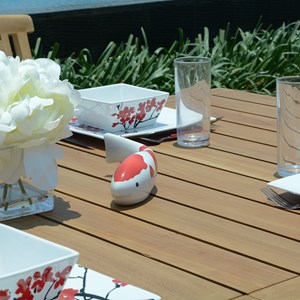 Salon de jardin teck teresina 8 places