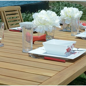 Salon de jardin teck livourne 8 places