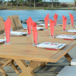 Salon de jardin teck la paz 10 places