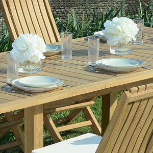 Salon de jardin teck kythira 6 places