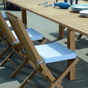 Salon de jardin teck cancun 10 places