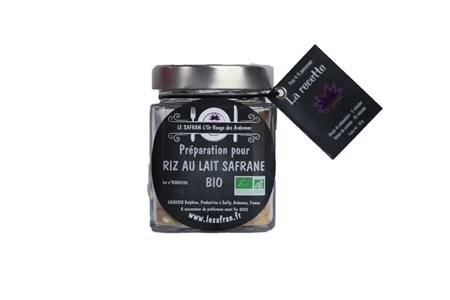 Préparation pour riz au lait safrané bio