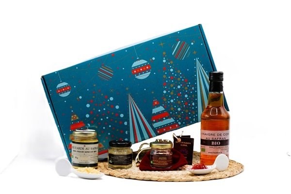 Coffret noel safrané salé bio