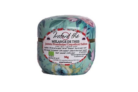 Thés jasmin-framboise-safran bio