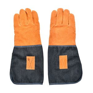 Gants de jardinage en cuir et jean