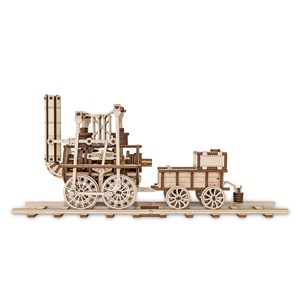 Maquette locomotive en bois
