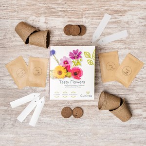 Kit culture fleurs comestibles bio
