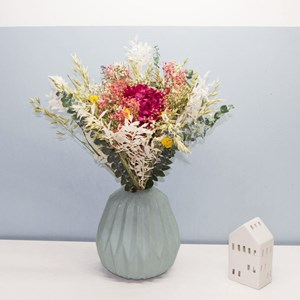Bouquet de fleurs séchées hortensia