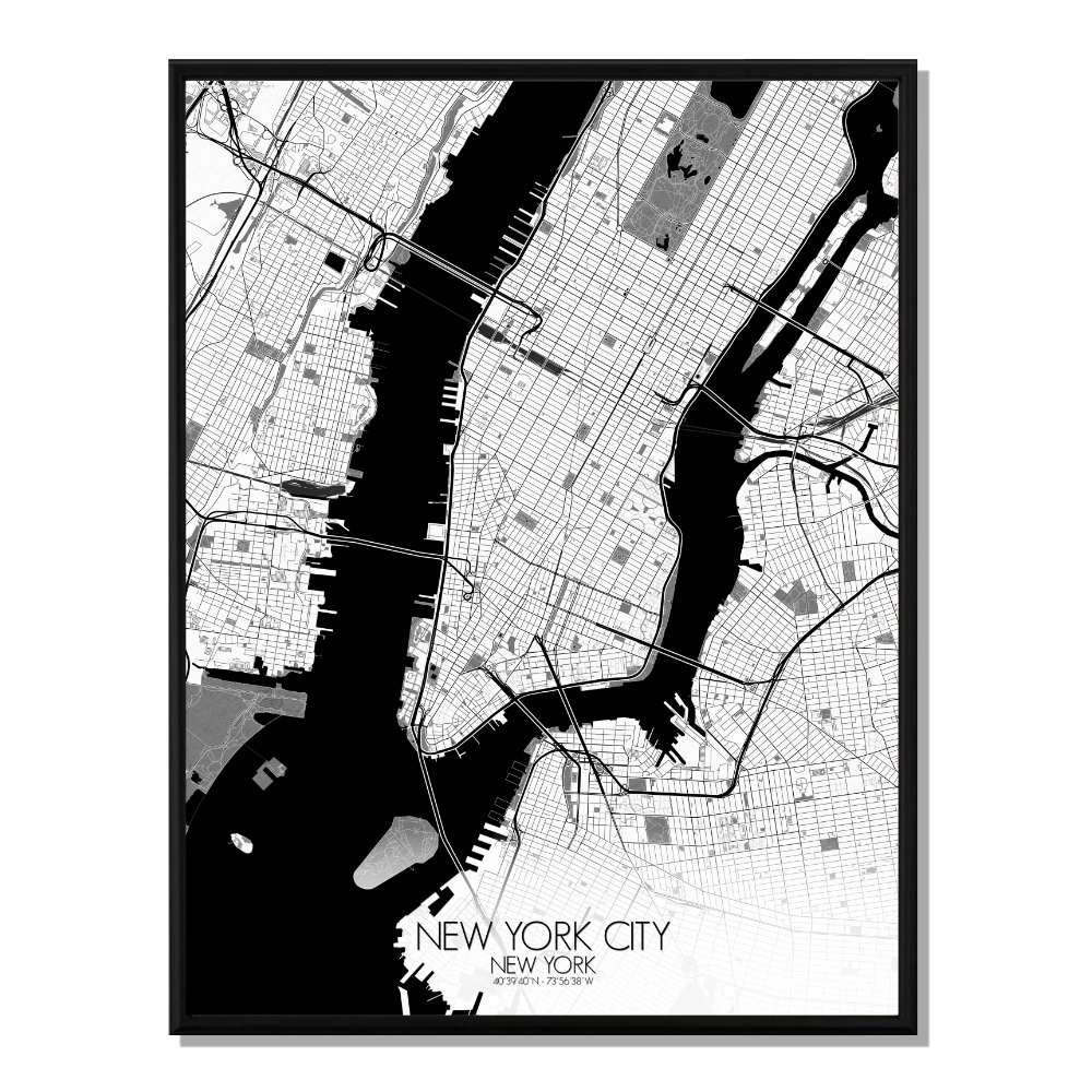 Présentation 68 Imagen Carte New York City Vn 