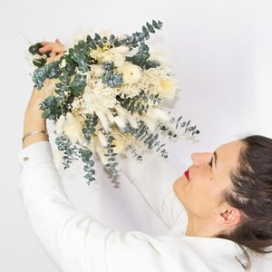 Bouquet de fleurs séchées mariage