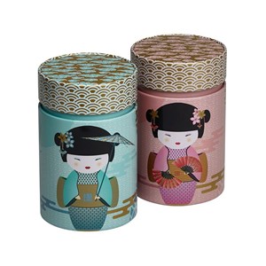 Boite à thé new little geisha pétrol150g
