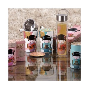 Boite à thé new little geisha pétrol150g