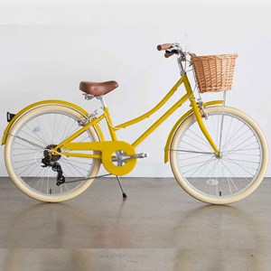 Vélo enfant jaune 24 pouces bobbin ging