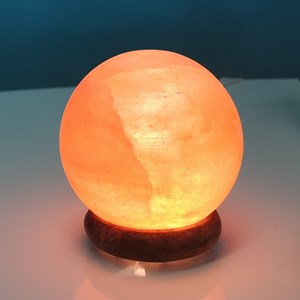 Lampe de sel d'himalaya usb rond