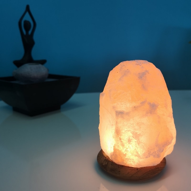 Lampe en Cristal de Sel d'Himalaya à 19,90 € - Zen Arôme Poids de