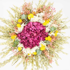 Bouquet de fleurs séchées xxl hortensia