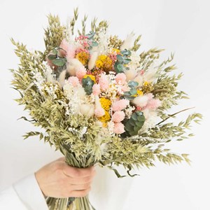 Bouquet de fleurs séchées xxl rose
