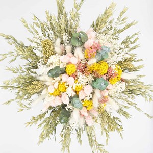 Bouquet de fleurs séchées xxl rose