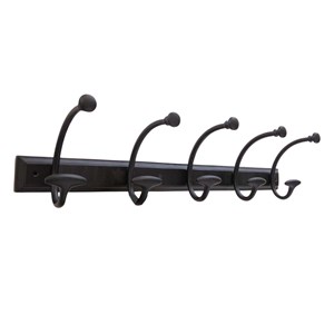 Porte manteau en métal noir mat - gm