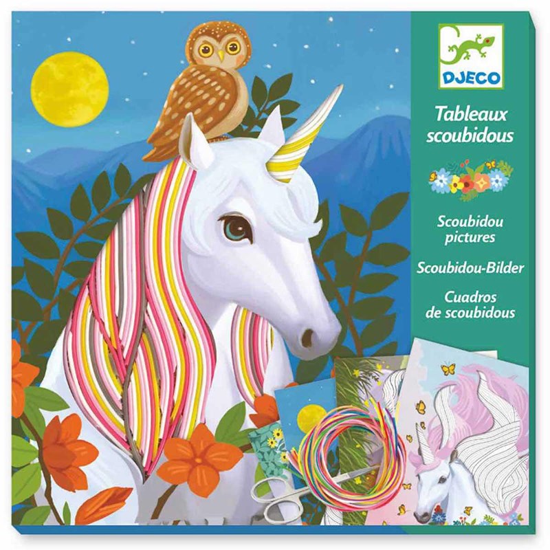 Atelier collages magic crinière djeco