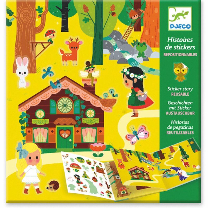 Djeco - Stickers la forêt magique djeco