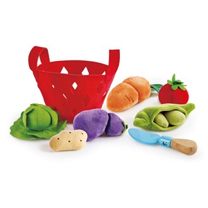 Panier de légumes en feutrine