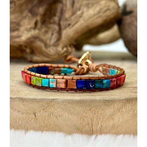 Les énergies positives - Bracelet 7 chakras