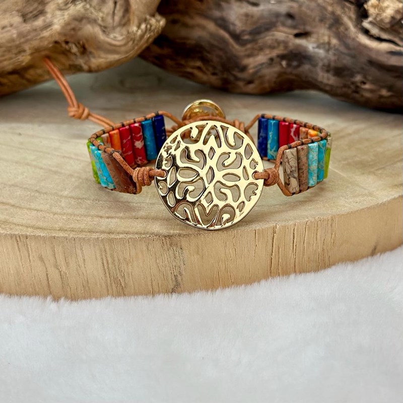 Les énergies positives - Bracelet 7 chakras de protection