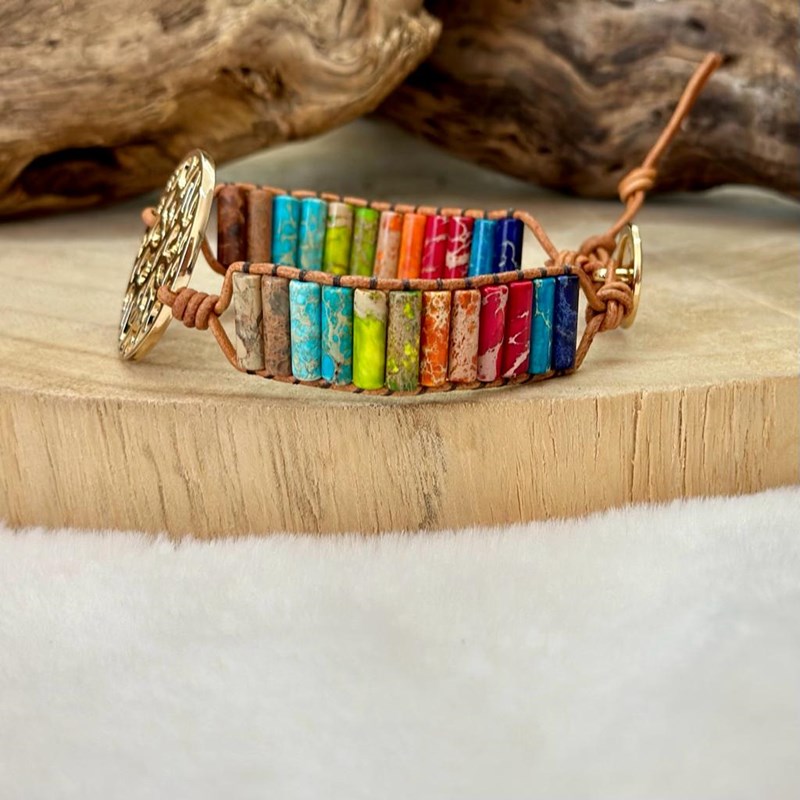 Bracelet 7 chakras de protection (Les énergies positives) - Image 2